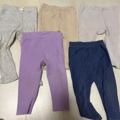 A*M様 保育園着に　女の子　ズボン　80 ５着