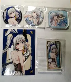 デート・ア・バレット 白の女王 缶バッジ アクキー 特典ブロマイドセット
