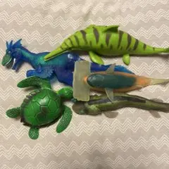 恐竜・海生爬虫類・カメ フィギュアセット