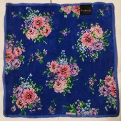 Enjeau（アーンジョー） 花柄 ハンカチ ブルーのサムネイル
