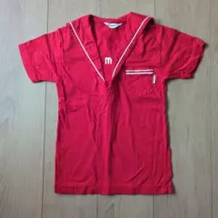 Moujonjon 赤 セーラー襟 Tシャツのサムネイル