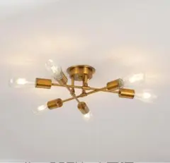 ニトリ 6灯ペンダントライト ゴールド セイス GO274P-6 LED電球付き ニトリ 6灯ペンダントライト ゴールド セイス GO274P-6 LED電球付き