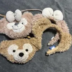 ディズニー ダッフィーフレンズ シェリーメイ カチューシャ お財布 パスケース