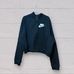 Nike ブラック ジャケット クロップド
