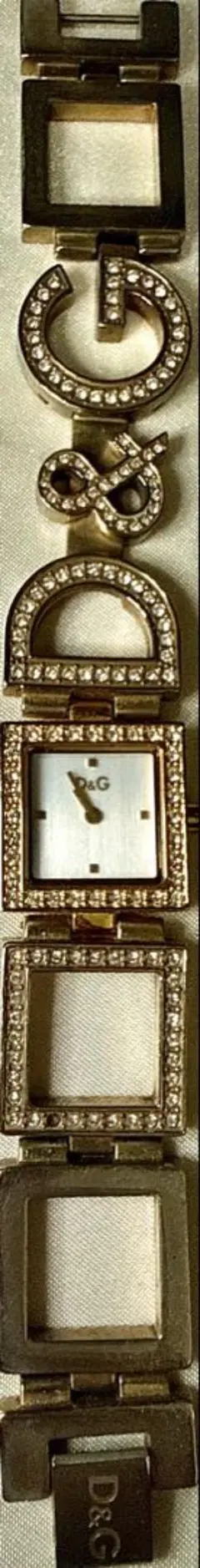 D&G TIME レディース 腕時計 ゴールド ラインストーンのサムネイル
