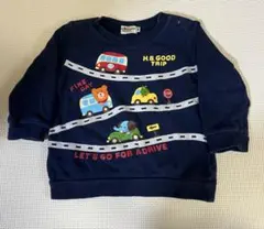 H.B. ホットビスケッツ　Good Trip ネイビー トレーナー 80