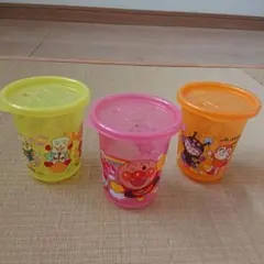 アンパンマン 子ども用コップ 3個セット プラスチック