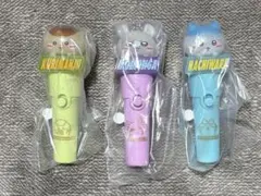 ちいかわ　ライトスティックチャーム　ハチワレ　モモンガ　くりまんじゅう　セット