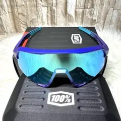 ワンハンドレッド サングラス S3 100% サングラス ブルー 100% ワンハンドレッド S3 Polished Translucent Clear HiPER