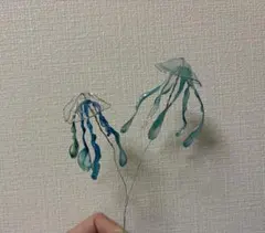 アメリカンフラワー クラゲの花　2本セット