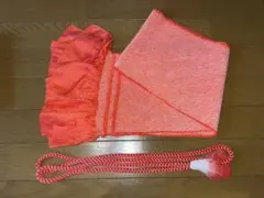 【3/12まで】　【美品】　正絹　しぼり帯揚げ　帯締め　振袖　訪問着　成人式