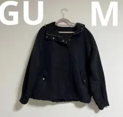 GU　ジーユー　マウンテンパーカー　ブラック