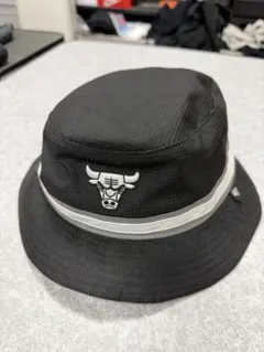 47 Brand シカゴブルズ バケットハット 黒 OSFA NBA 帽子