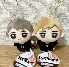 紅*読様 ハイキュー!! ぬいぷりけmini4 宮治 宮侑　ぬいぐるみ　マスコッ