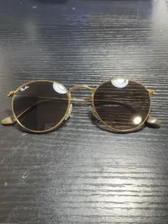 Ray-Ban ラウンドメタル サングラス 0RB3447