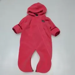 70〜80★パタゴニア★ロゴワッペン付き！フリースカバーオールつなぎ★12М