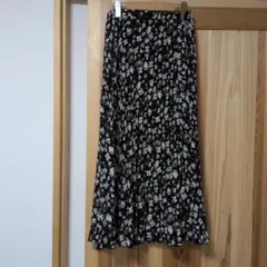 LOWRYS FARM花柄プリーツスカート フリーサイズ
