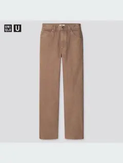 UNIQLO U レギュラーフィットストレートハイライズジーンズ