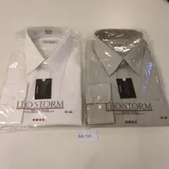 ワイシャツ 長袖 LEO STORM メンズ 形態安定 ビジネス　2枚