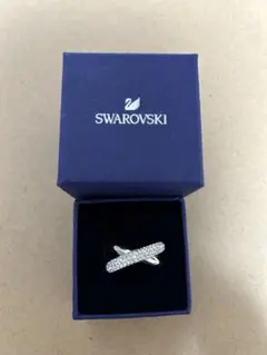 Swarovski クロスデザイン リング