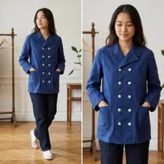 VETEMENTS DE TRAVAIL コットン カバーオール ネイビー - メルカリ