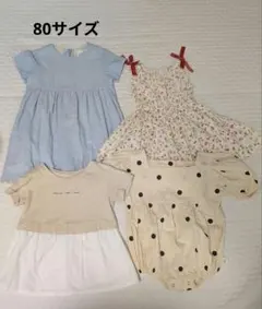 女の子春夏トップス+ワンピース