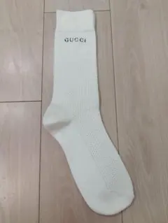 定価以下 GUCCI インターロッキングG ソックス アイボリー - メルカリ