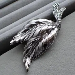 MONET モネ シルバーカラー リーフ ブローチ ビンテージ ヴィンテージ