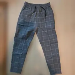 レディース/グレー系チェック/カジュアルパンツ/サイズS