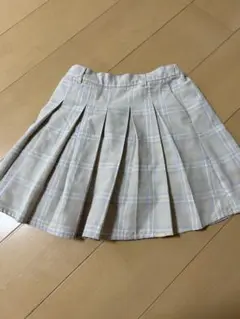 チェック柄プリーツスカート