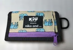 Kiu×niko and ...コラボアニマルウォレットポーチ　三つ折り財布