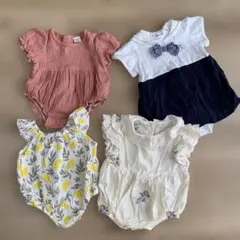 ベビー ロンパース 4点セット まとめ売りのサムネイル
