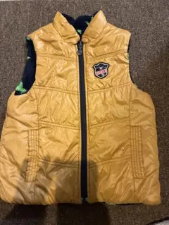 MIKI HOUSE DOUBLE.B リバーシブル ベスト 110cm