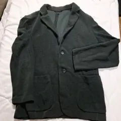 ジーユー　GU　メンズ　ジャケット　Mサイズ　グリーン系　深緑色　秋　最終処分