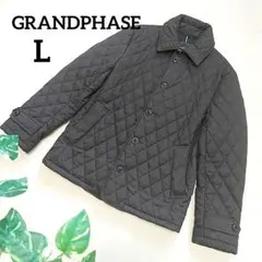 グランフェイズ キルティングジャケット ブラック アウター 秋冬 メンズ L