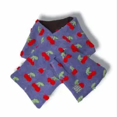 SSD　ボアさくらんぼ×フリース　ティペットマフラー