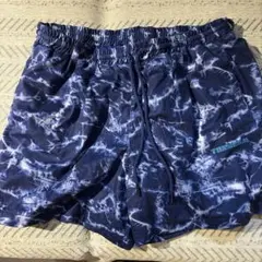 美品　タングラム　ゴルフハーフパンツ　L 青