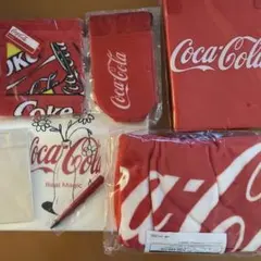 新品】AAPE × コカ・コーラ コラボ フェイスタオル・バスタオル2点