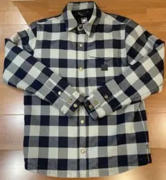 【お買得❗️】ウェアー　L1ネイビーチェック柄長袖ネルシャツ