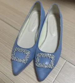 【美品】オリエンタルトラフィック　ビジューパンプス