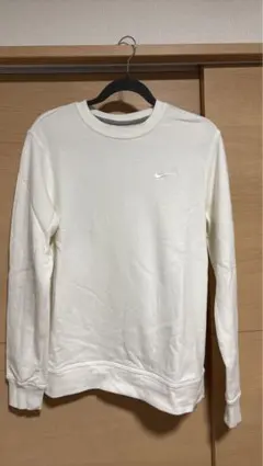 Nike ホワイト 長袖 トレーナー Lサイズ