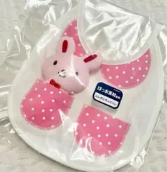 新品✨mikihouse スタイ　うさぎぬいぐるみ付