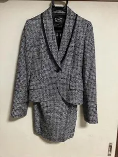 COUP DE CHANCE バブリースーツ　千鳥格子風