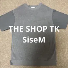 THE SHOP TK 切り替え半袖ニットTシャツのサムネイル