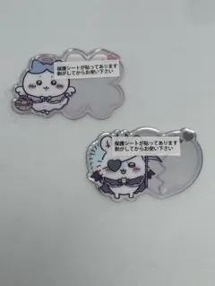 【2種】ちいかわ てんし♡あくま トレーディングミラーステッカー