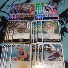 ワンピースカードゲーム　 蒼海の七傑　ボン・クレー　オールサンデーSR黒R4コン