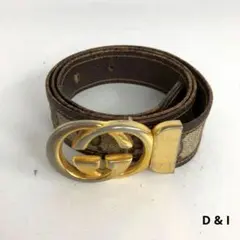 GUCCI グッチ ベルト GGスプリーム キャンバス オールドグッチ