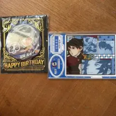 鬼滅の刃 冨岡義勇 バースデー缶バッジ　ジオラマフィギュア