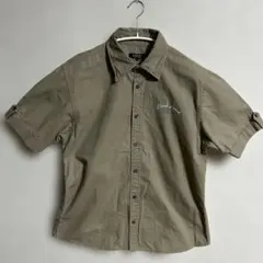 バーバリーブラックレーベル　半袖カジュアルシャツ　Lサイズ