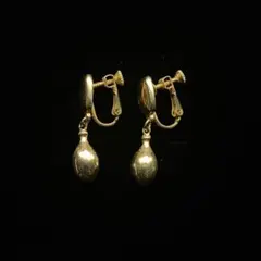 519遺品整理品　イヤリング　ゴールドカラー　金色　ヴィンテージ